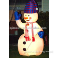 Inflatable Snowman with Shiny Lighting inside